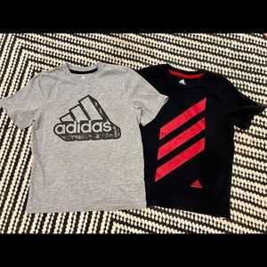 Adidas boys tshirts pair, size 6